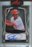 2025 Barry Larkin Leaf Sports Heroes RED FOIL AUTO 2/3 AUTOGRAPH #BA-BL2 Cincinnati Reds HOF