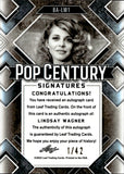 2022 Lindsay Wagner Leaf Pop Century SILVER AUTO 01/42 AUTOGRAPH #BA-LW1 Bionic Woman