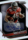 2025 Mike Alstott Panini Prizm Black HOLO SILVER AUTO AUTOGRAPH #145 Tampa Bay Buccaneers
