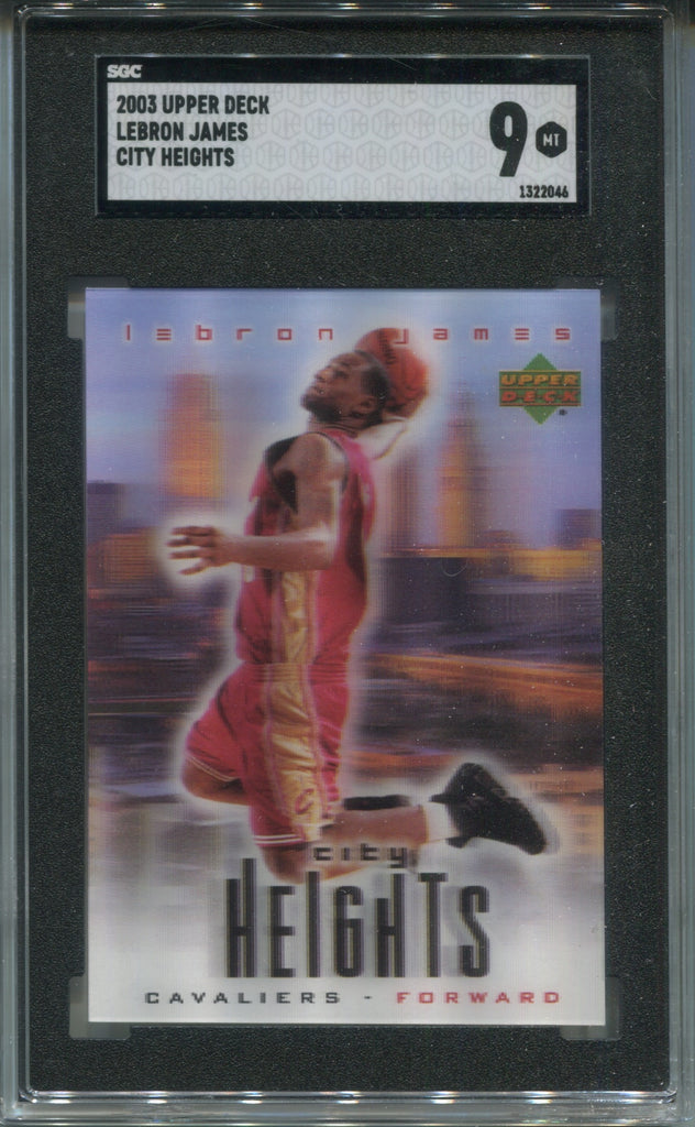 2003-04 LeBron James Upper Deck CITY HEIGHTS ROOKIE RC SGC 9 #NA Cleve