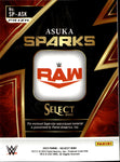 2023 Asuka Panini Select WWE SPARKS HOLO SILVER SHIRT RELIC #SP-ASK Monday Night Raw