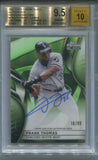 2025 Frank Thomas Topps Chrome Black GREEN REFRACTOR AUTO 16/99 AUTOGRAPH BGS 9.5/10 #CBA-FTH Chicago White Sox HOF 3653