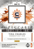 2025 Tina Charles Panini Impeccable WNBA INDELIBLE INK AUTO 16/99 AUTOGRAPH #INK-TC Connecticut Sun