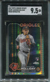 2024 Jackson Holliday Topps Chrome Update PRISM REFRACTOR ROOKIE RC SGC 9.5 #USC89 Baltimore Orioles 2898
