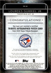 2020 Lourdes Gurriel Jr. Topps Tribute PATCH AUTO 08/50 AUTOGRAPH #TAP-LGJ Toronto Blue Jays