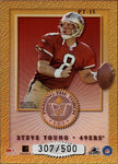 2000 Joe Montana Steve Young Donruss Elite PASSING THE TORCH 307/500 #PT15 San Francisco 49ers HOF