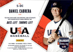 2019 Daniel Cabrera Panini Stars & Stripes SIGNATURES JERSEY AUTO 084/299 AUTOGRAPH RELIC #S-DC Detroit Tigers