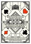 2025 Mike Matusow Leaf Metal Poker KING AUTO 1/2 AUTOGRAPH #RF-MM1 World Series of Poker
