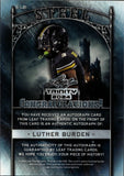 2024 Luther Burden Leaf Trinity BLUE STEEL ROOKIE AUTO 10/10 AUTOGRAPH RC #S-LB1 Chicago Bears
