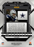 2022 Ezekiel Elliott Panini Prizm ORANGE WAVE 28/60 #77 Dallas Cowboys