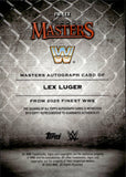 2025 Lex Luger Topps Finest MASTERS GOLD REFRACTOR AUTO 09/50 AUTOGRAPH #FM-LEX WWE Legend