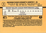 1989 Ken Griffey Jr. Donruss ROOKIE RC #33 Seattle Mariners HOF 1