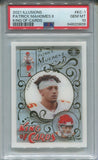 2021 Patrick Mahomes Panini Illusions KING OF CARDS PSA 10 #KC-1 Kansas City Chiefs 0809