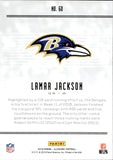 2019 Lamar Jackson Panini Illusions PINK 35/75 #60 Baltimore Ravens