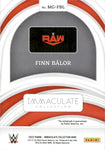 2022 Finn Balor Panini Immaculate Collection WWE MARKS OF GREATNESS AUTO 37/49 AUTOGRAPH #MG-FBL Monday Night Raw