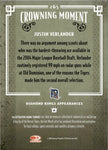 2005 Justin Verlander Donruss Diamond Kings ROOKIE RC #265 Detroit Tigers