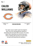 2024 Caleb Williams Panini Contenders ROOKIE STALLIONS RC #1 Chicago Bears