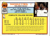 1992-93 Shaquille O'Neal Topps ROOKIE RC #362 Orlando Magic HOF 3