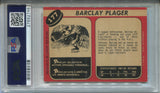 1968-69 Barcley Plager O-PEE-CHEE ROOKIE RC PSA 7 #177 St. Louis Blues 2746