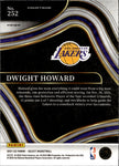 2021-22 Dwight Howard Panini Select SP ZEBRA COURTSIDE #252 Los Angeles Lakers