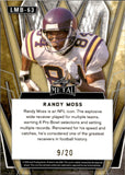 2024 Randy Moss Leaf National Convention Metal HOLO SILVER 09/20 #LMB-63 Minnesota Vikings HOF