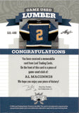 2022 Al MacInnis Leaf Lumber GAME USED LUMBER STICK 15/30 RELIC #GUL-AMI St. Louis Blues HOF