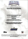2025 Giulia Topps Exalted WWE AUTO AUTOGRAPH #EXA-GIU Friday Night Smackdown