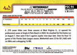 2025 JJ Wetherholt Topps Pro Debut Chrome GREEN REFRACTOR ROOKIE AUTO 04/99 AUTOGRAPH RC #PDC-94 St. Louis Cardinals