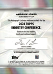 2024 Andruw Jones Topps Industry Conference AUTO AUTOGRAPH #ABU-AJ Atlanta Braves