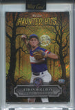 2025 Ethan Holliday Wild Card Haunted Hits Monster Hunt YELLOW LASER ROOKIE 1/2 RC #HHW-EH Colorado Rockies