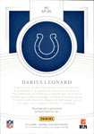2019 Darius Leonard Panini National Treasures ALL PRO SIGNATURES AUTO 15/25 AUTOGRAPH #AP-DL Indianapolis Colts