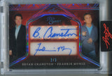 2025 Bryan Cranston Frankie Muniz Leaf Red Carpet BLUE FOIL DUAL AUTO 2/3 AUTOGRAPH #DA-4 Maclolm in the Middle