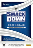 2022 Ridge Holland Panini Immaculate WWE GOLD MODERN MARKS AUTO 09/10 AUTOGRAPH #MM-RHL Friday Night Smackdown