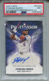 2025 Starling Marte Topps POSTSEASON PERFORMANCE AUTO 23/50 AUTOGRAPH PSA 9 #PPA-SM New York Mets 0582