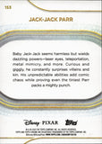 2025 Jack-Jack Parr Topps Chrome Disney MICKEY MOUSE RED AND BLACK REFRACTOR 20/28 #153 The Incredibles