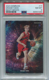 2023-24 Gradey Dick Panini Donruss ROOKIE NIGHT MOVES RC PSA 8 #17 Toronto Raptors 7296