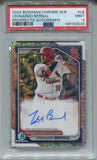 2024 Leonardo Bernal Bowman Chrome Mega Box PROSPECT AUTO AUTOGRAPH PSA 9 #LB St. Louis Cardinals 3039
