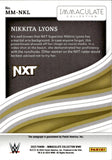 2023 Nikkita Lyons Panini Immaculate WWE MODERN MARKS AUTO 44/99 AUTOGRAPH #MM-NKL NXT