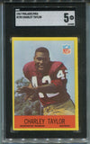 1967 Charlie Taylor Philadelphia SGC 5 #190 Washington Redskins 4880