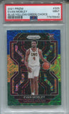2021-22 Evan Mobley Panini Prizm BLUE YELLOW & GREEN CHOICE ROOKIE RC PSA 9 #325 Cleveland Cavaliers 8940