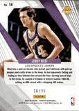 2023-24 Jerry West Panini Phoenix BLUE SCOPE 16/35 #18 Los Angeles Lakers HOF