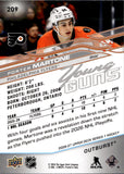 2026-27 Porter Martone Upper Deck Series 1 OUTBURST YOUNG GUNS ROOKIE RC #209 Philadelphia Flyers