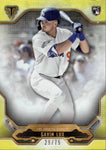 2020 Gavin Lux Topps Triple Threads YELLOW ROOKIE 29/75 RC #48 Los Angeles Dodgers