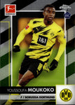 2020-21 Youssoufa Moukoko Topps Chrome Bundesliga ROOKIE RC #29 Borussia Dortmund 1