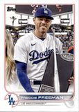 2022 Freddie Freeman Topps Update Series SP VARIATION #US330 Los Angeles Dodgers