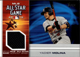 2010 Yadier Molina Topps Update ALL-STAR STITCHES JERSEY RELIC #AS-YM St. Louis Cardinals