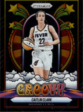 2025 Caitlin Clark Panini Prizm GROOVY Indiana Fever #10 2