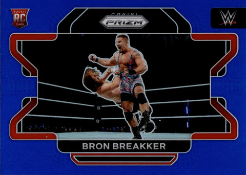 2024 Bron Brkkr Panini Prizm WWE ROOKIE BLUE RC 160/199 #39 NXT