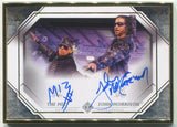 2021 The Miz John Morrison Topps Transcendent GOLD FRAMED TAG TEAM AUTO 10/25 AUTOGRAPH #TA-MM Miz & Morrison