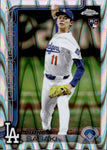 2025 Roki Sasaki Topps Chrome RAYWAVE ROOKIE Los Angeles Dodgers #217